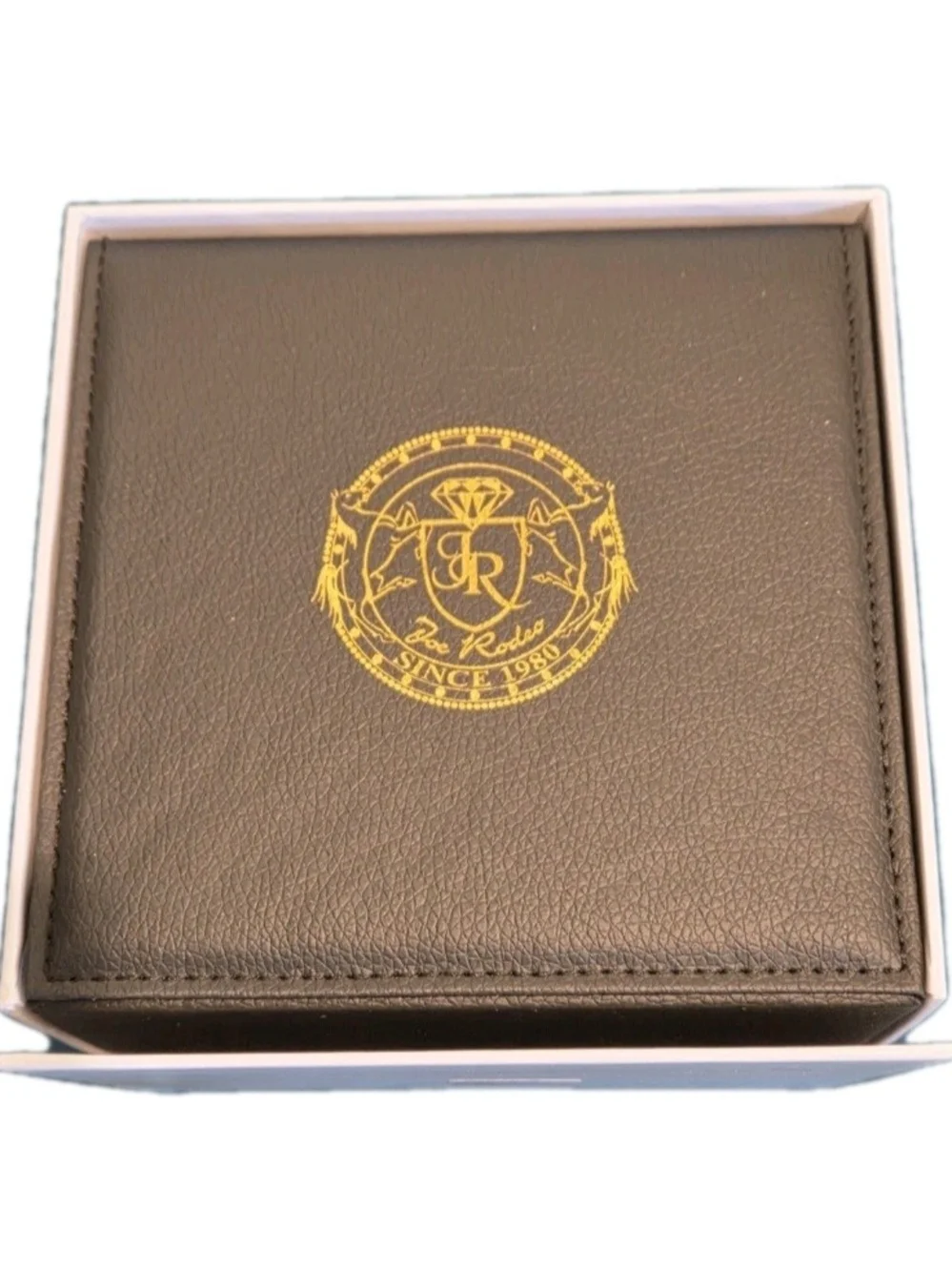 Joe Rodeo King Diamond Watch | Rare Rectangular Bubble face | Rose Gold w BOX
